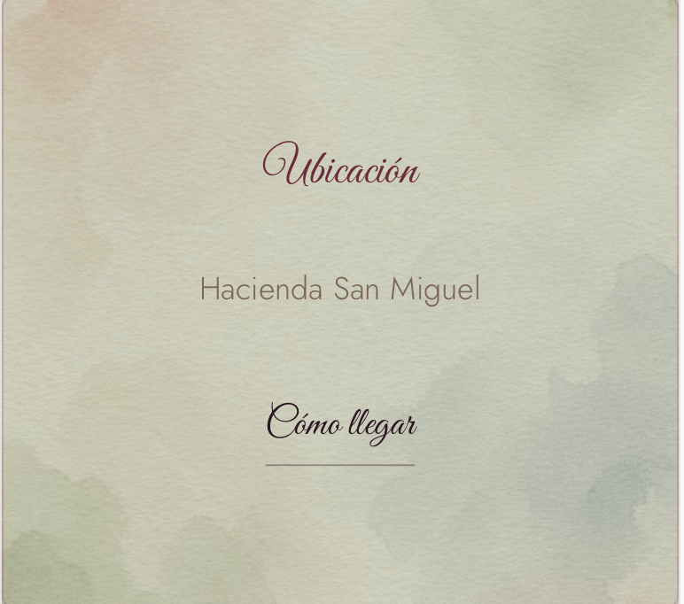 Sección Ubicación — Color y fiesta